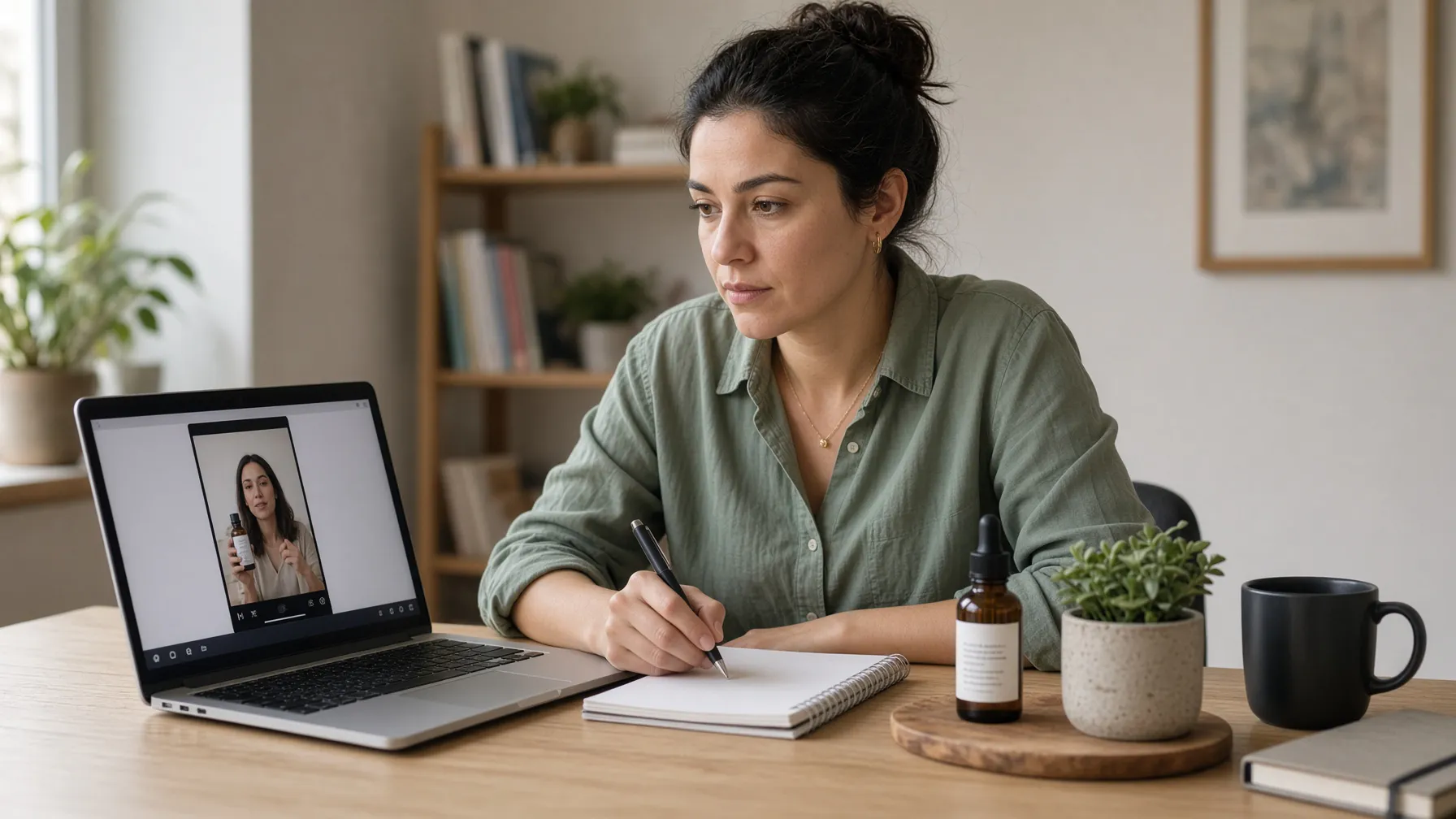 Ecommerce seller working on ad strategy
