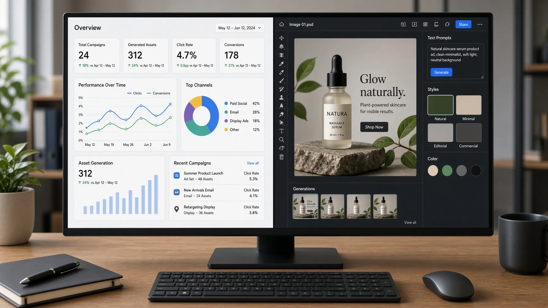 Comparing CreaX and Adobe Firefly workflows