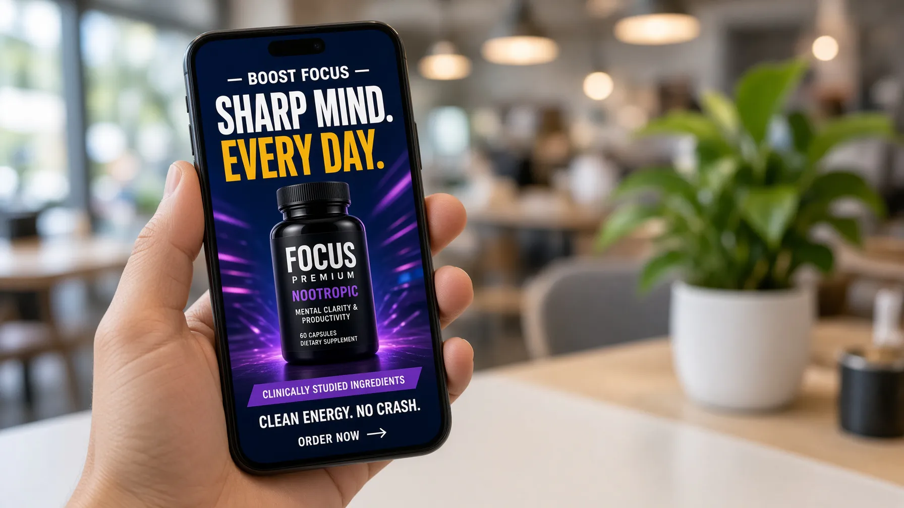 Mobile product ad display