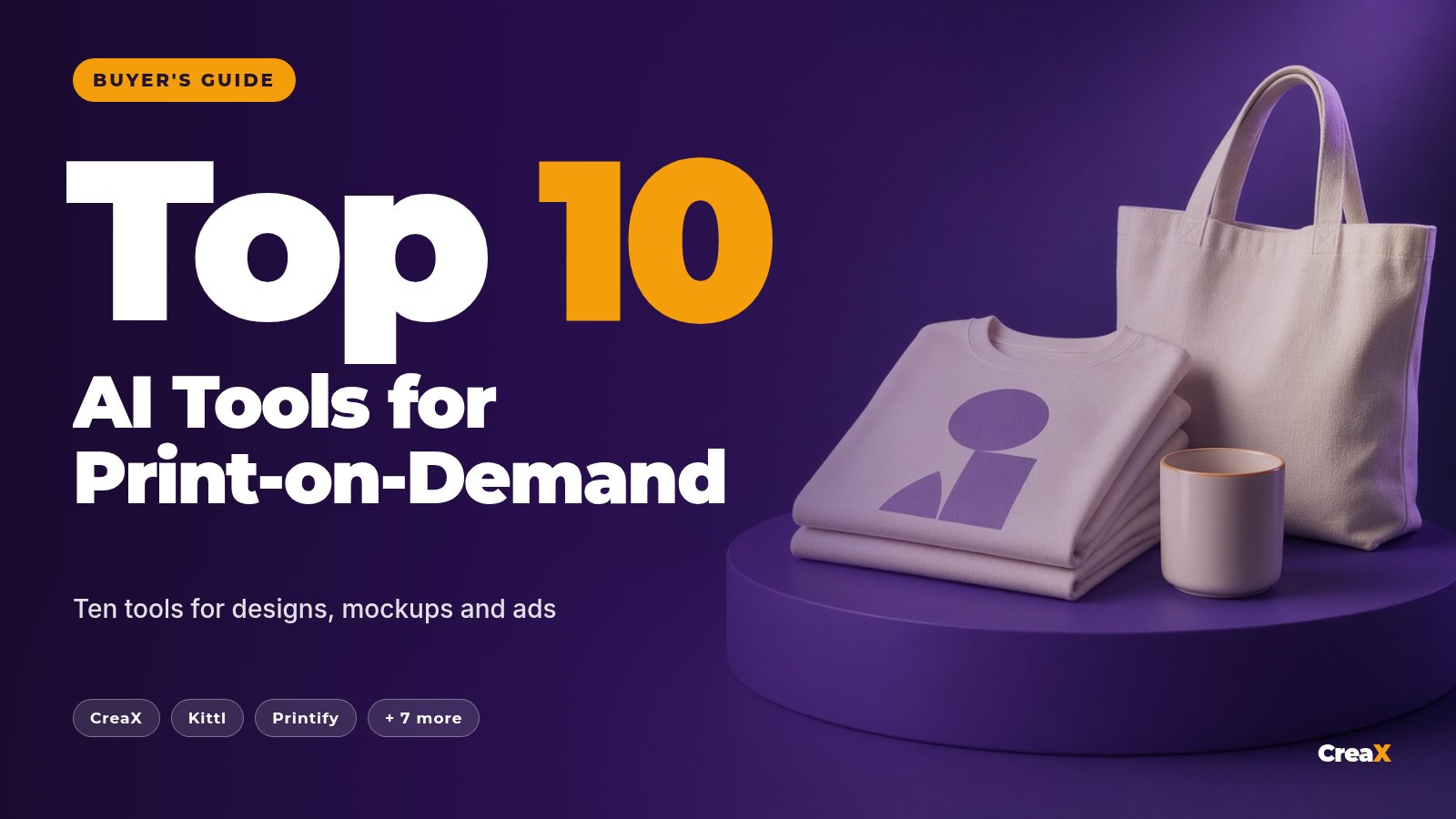 10 Best AI Tools for Print-on-Demand Sellers