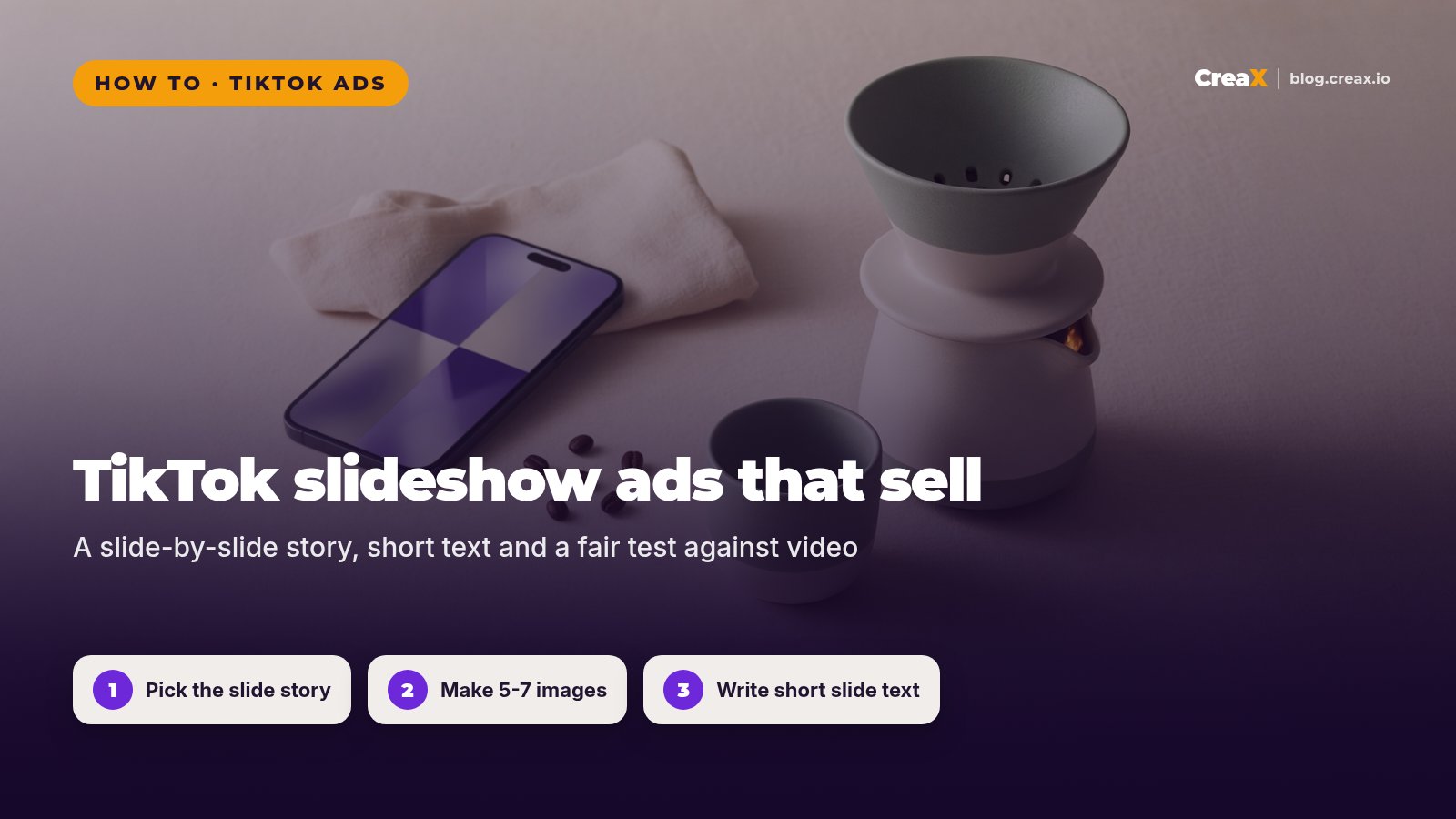 How to Make TikTok Slideshow (Photo Mode) Ads for Products