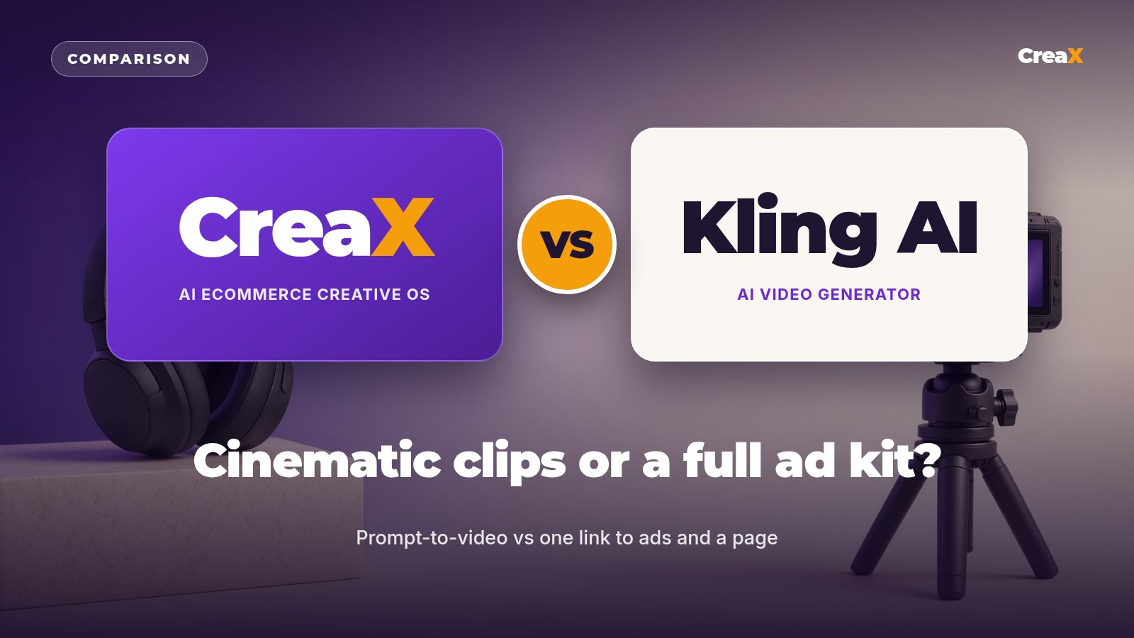 CreaX vs Kling AI: Which Is Better for Product Video Ads?