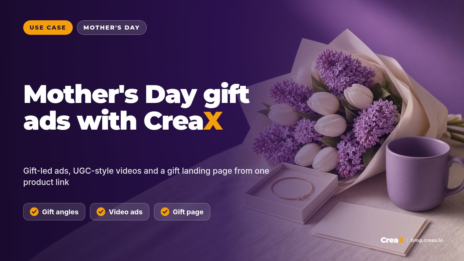CreaX for Mother's Day Campaigns: Gift Ads That Feel Personal