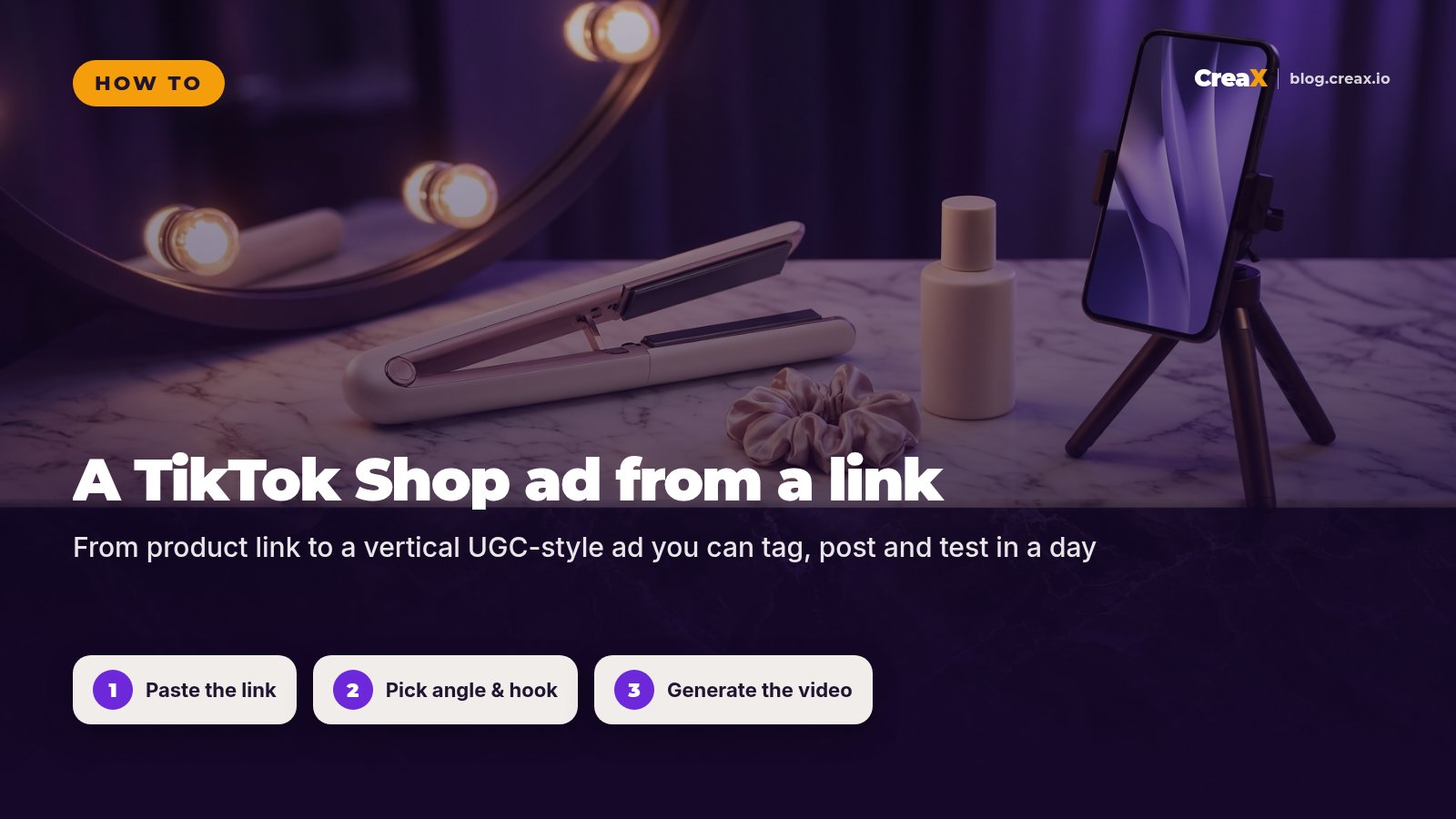 How to Create a TikTok Shop Video Ad From a Product Link