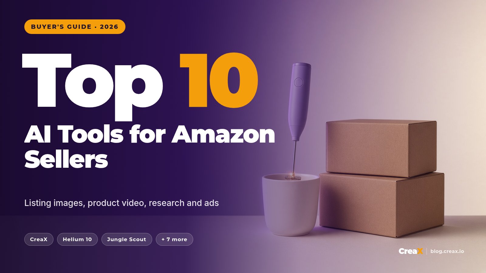 10 Best AI Tools for Amazon Sellers: Images, Video and Listings