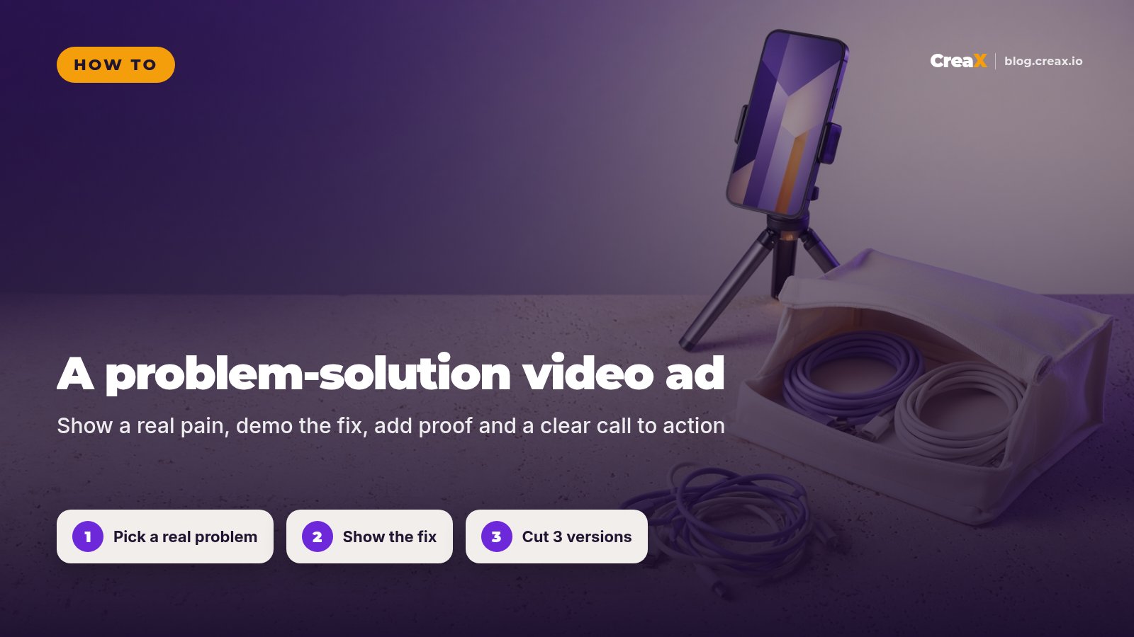 How to Make a Problem-Solution Video Ad