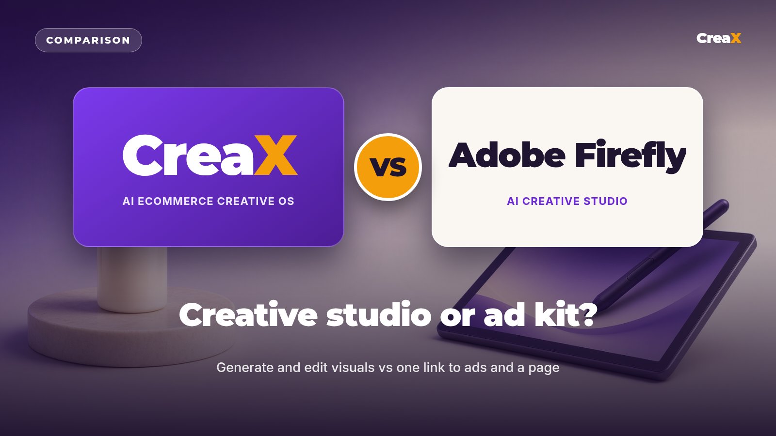 CreaX vs Adobe Firefly: Which Is Better for Product Ads?
