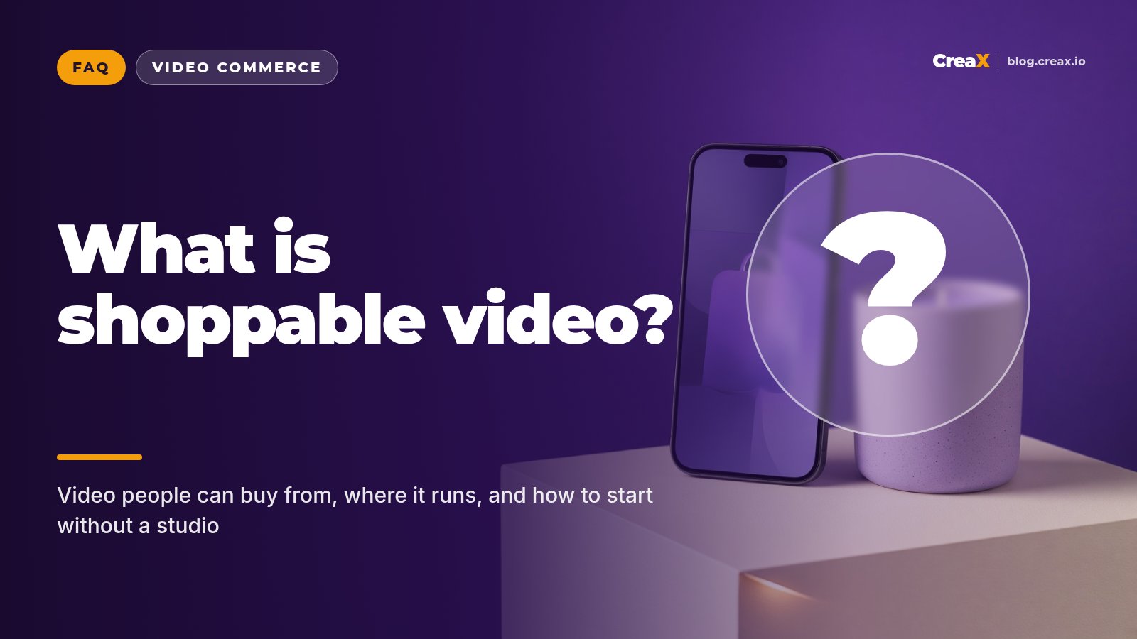What Is Shoppable Video? A Plain-English Guide for Sellers
