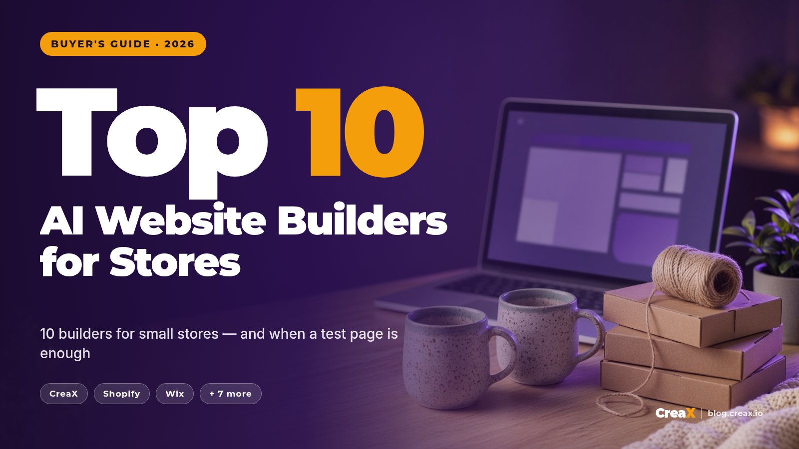 10 Best AI Website Builders for Small Online Stores