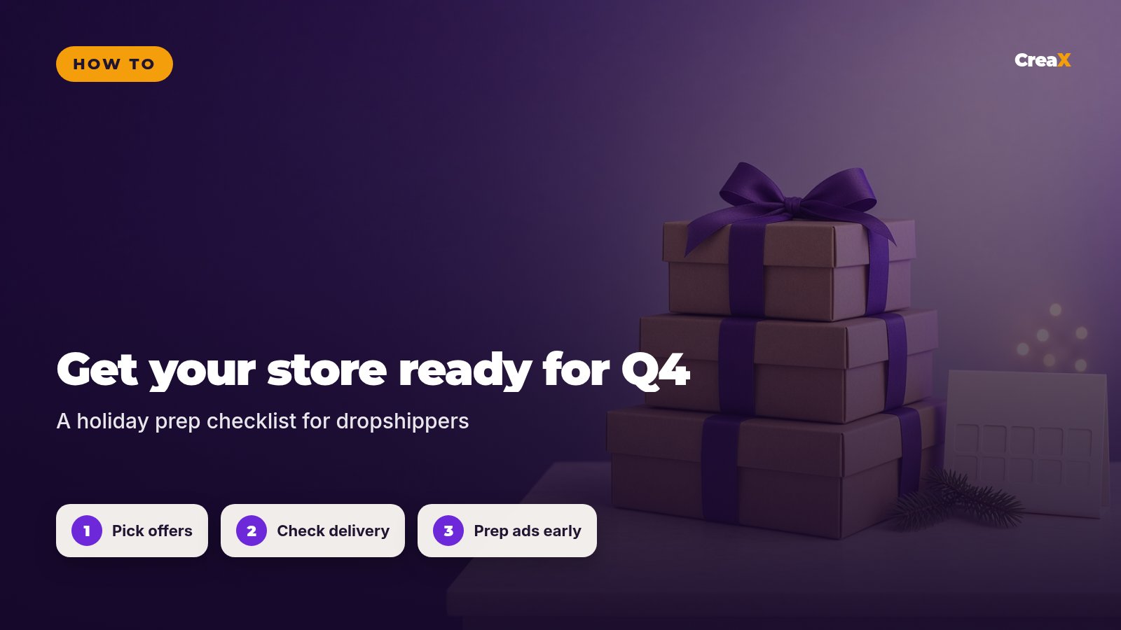 Q4 Holiday Prep Checklist for Dropshippers: What to Do Now