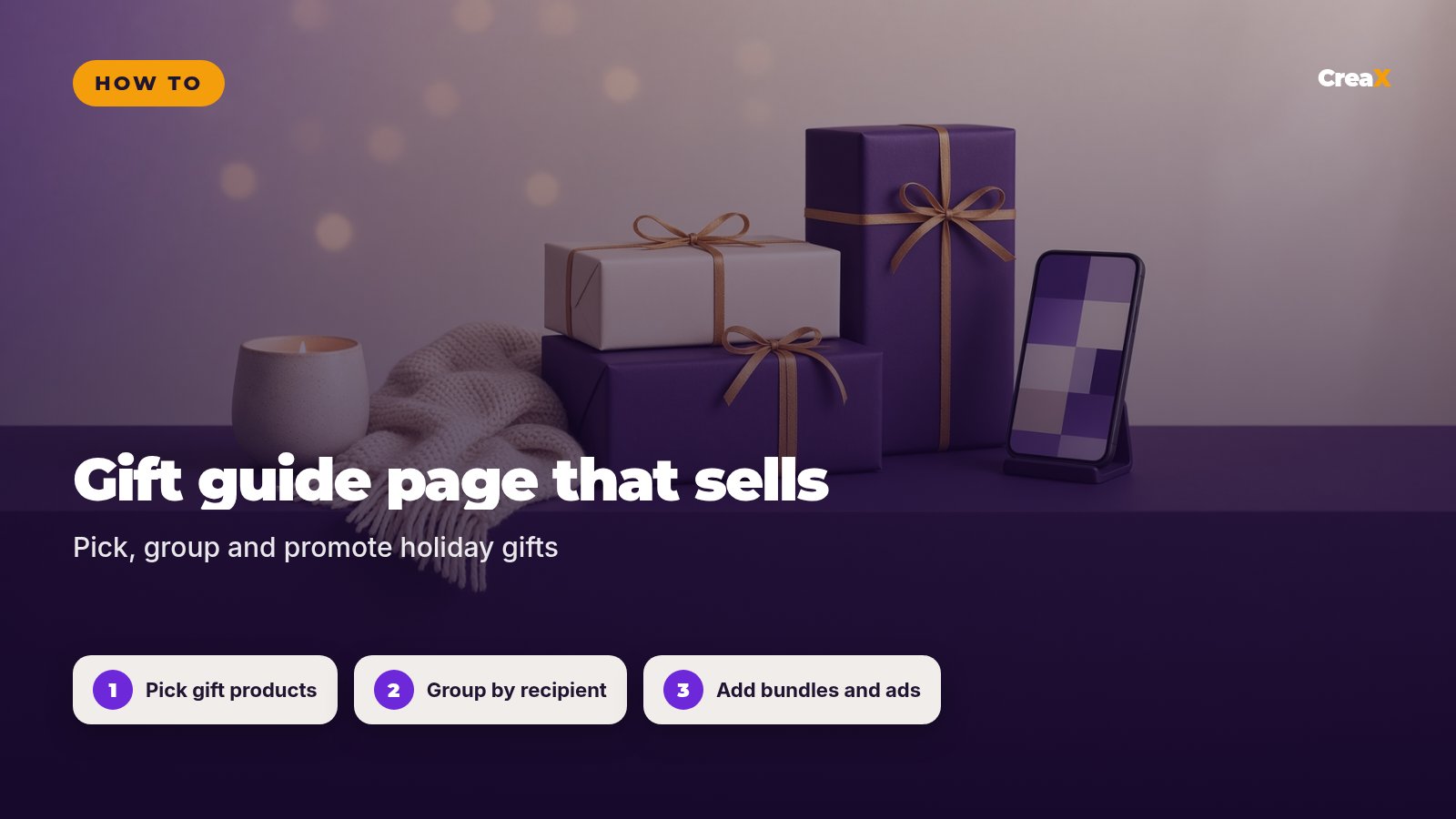 How to Build a Holiday Gift Guide Landing Page That Sells