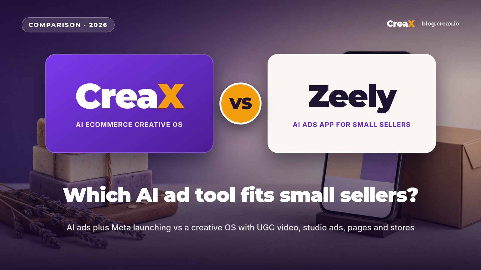CreaX vs Zeely: AI Ads for Small Online Sellers Compared