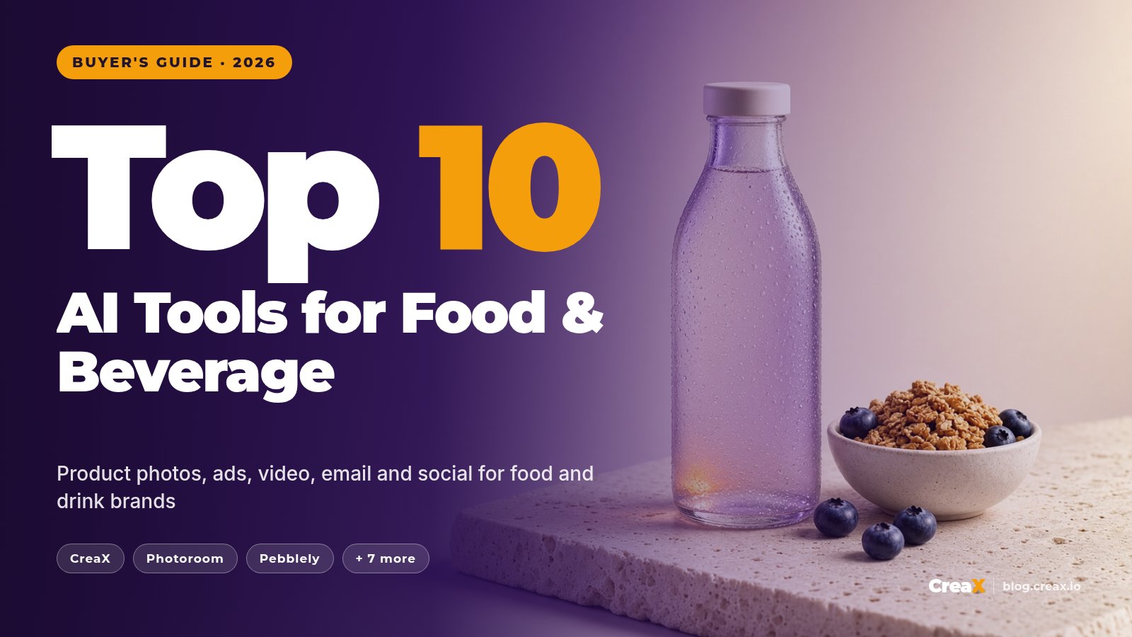 10 Best AI Tools for Food and Beverage Brands