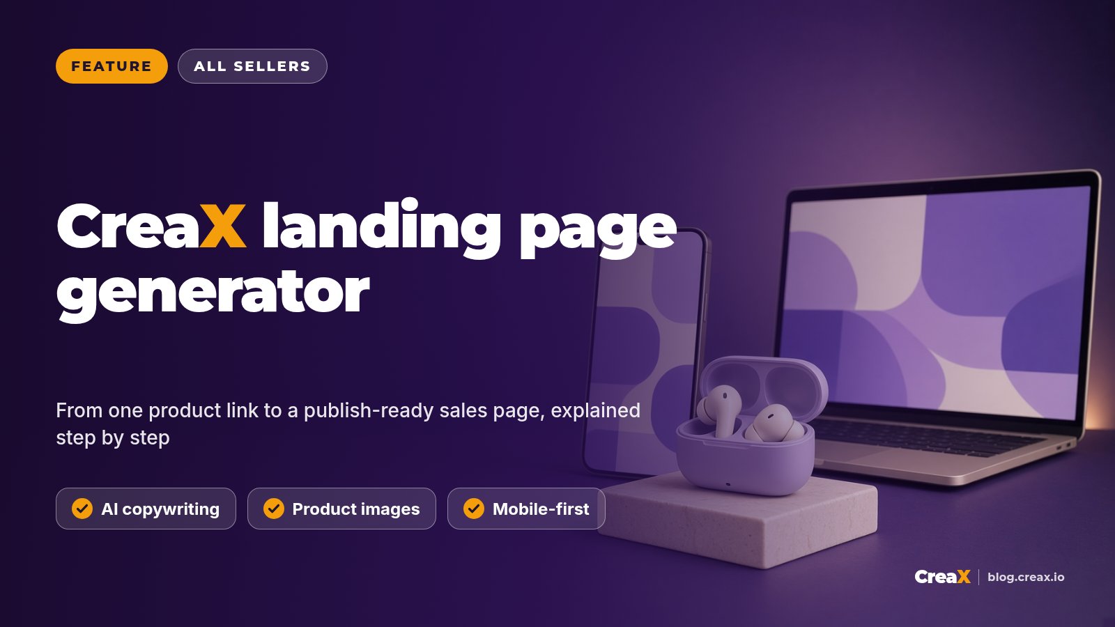 CreaX Landing Page Generator Explained