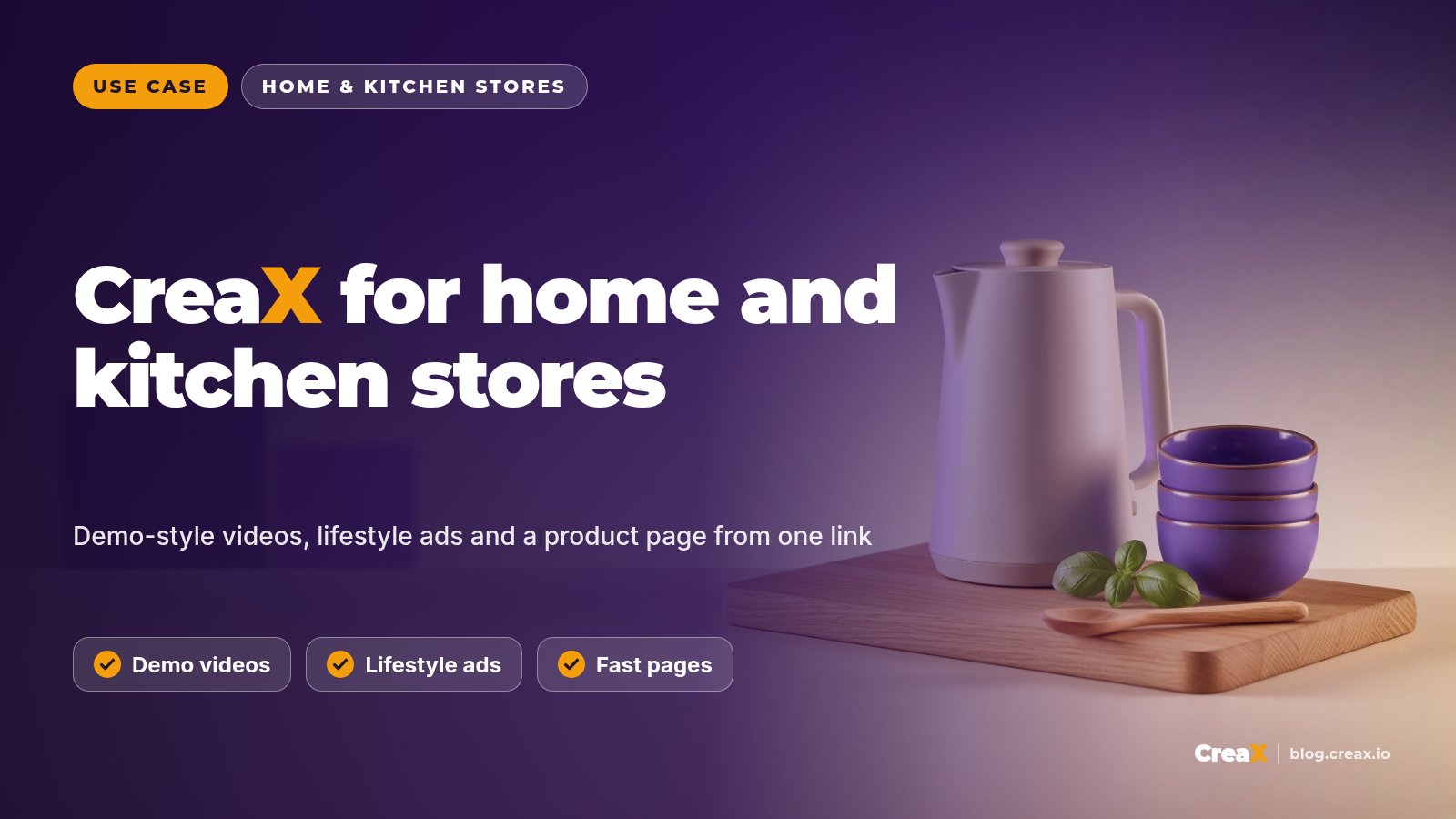 CreaX for Home and Kitchen Product Stores