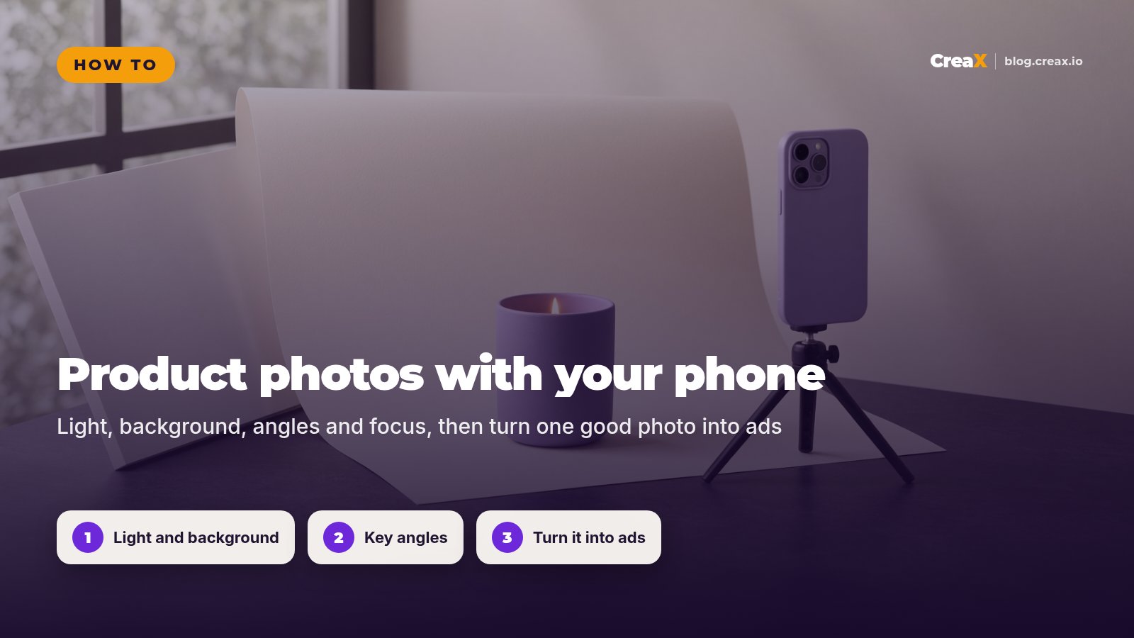 How to Shoot Product Photos With Your Phone (Then Turn Them Into Ads)