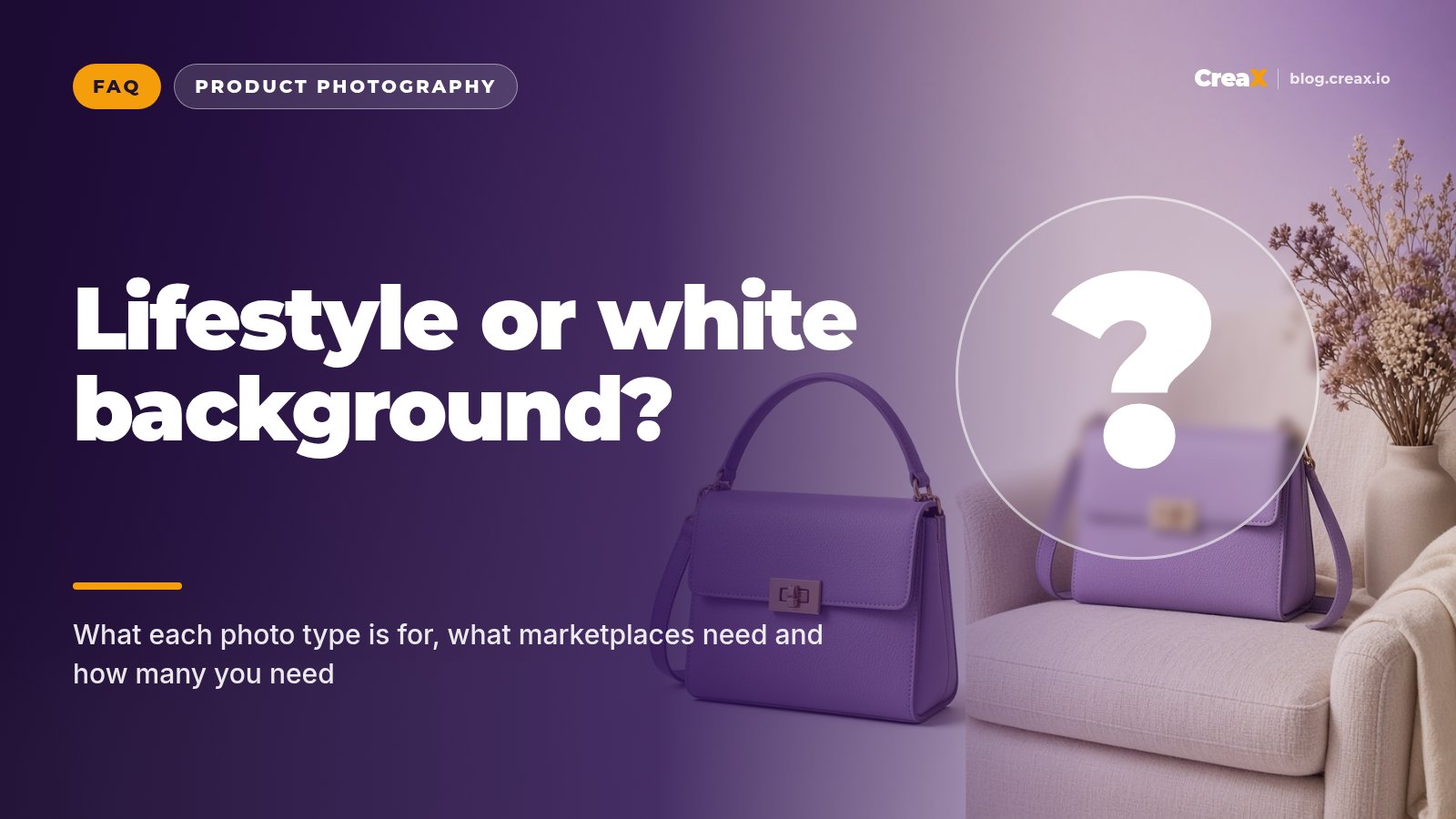 Lifestyle vs White-Background Product Photos: Which Do You Need?