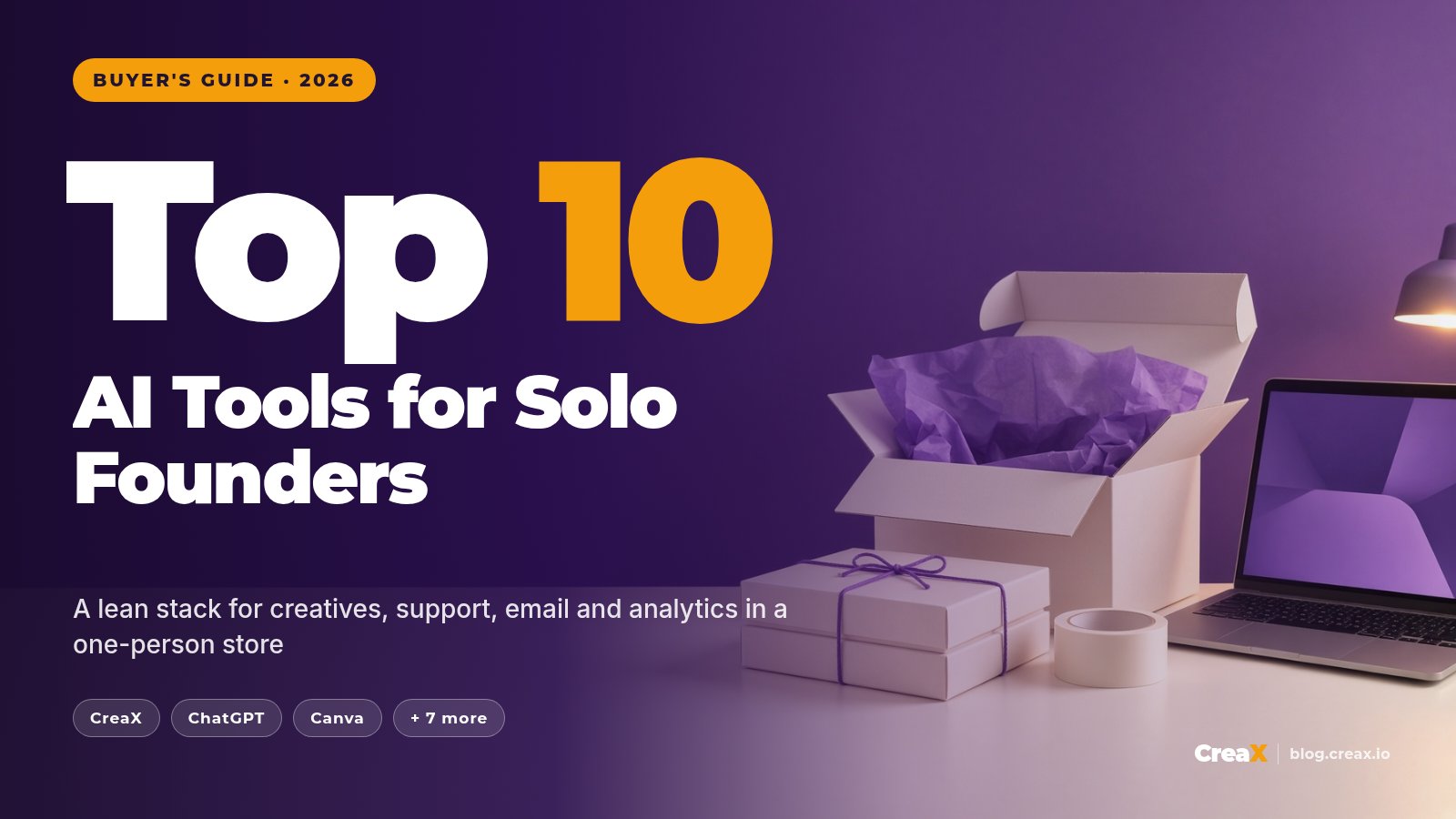 10 Best AI Tools for Solo Ecommerce Founders (One-Person Stores)