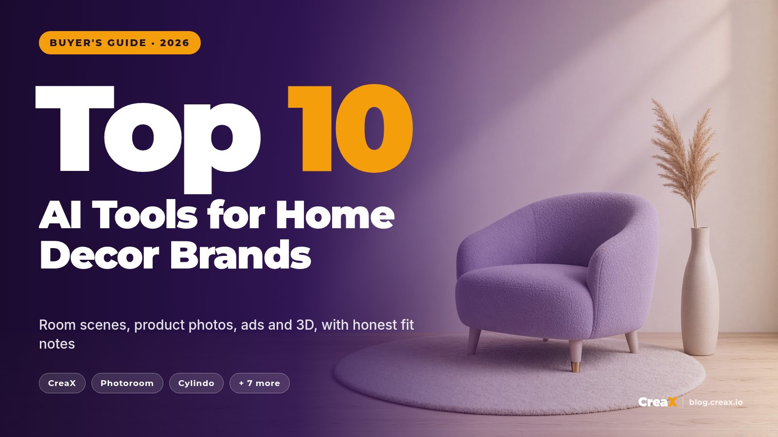 10 Best AI Tools for Home Decor and Furniture Brands