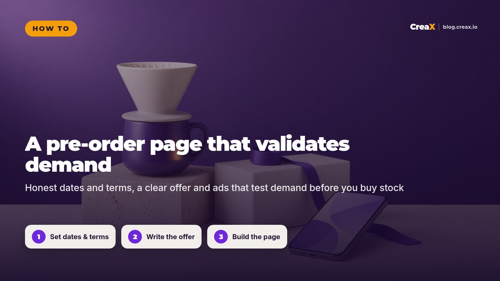 How to Make a Pre-Order Landing Page for a New Product