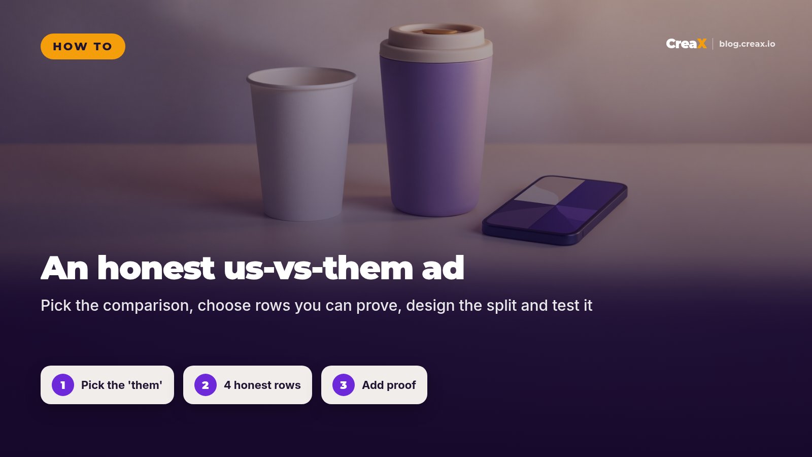 How to Make an "Us vs Them" Comparison Ad