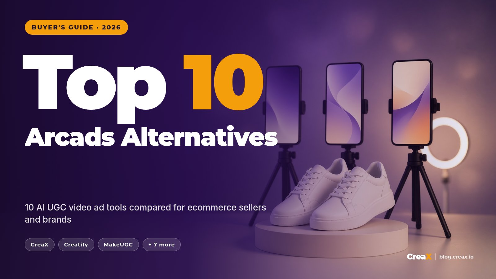 10 Best Arcads Alternatives for AI UGC Video Ads