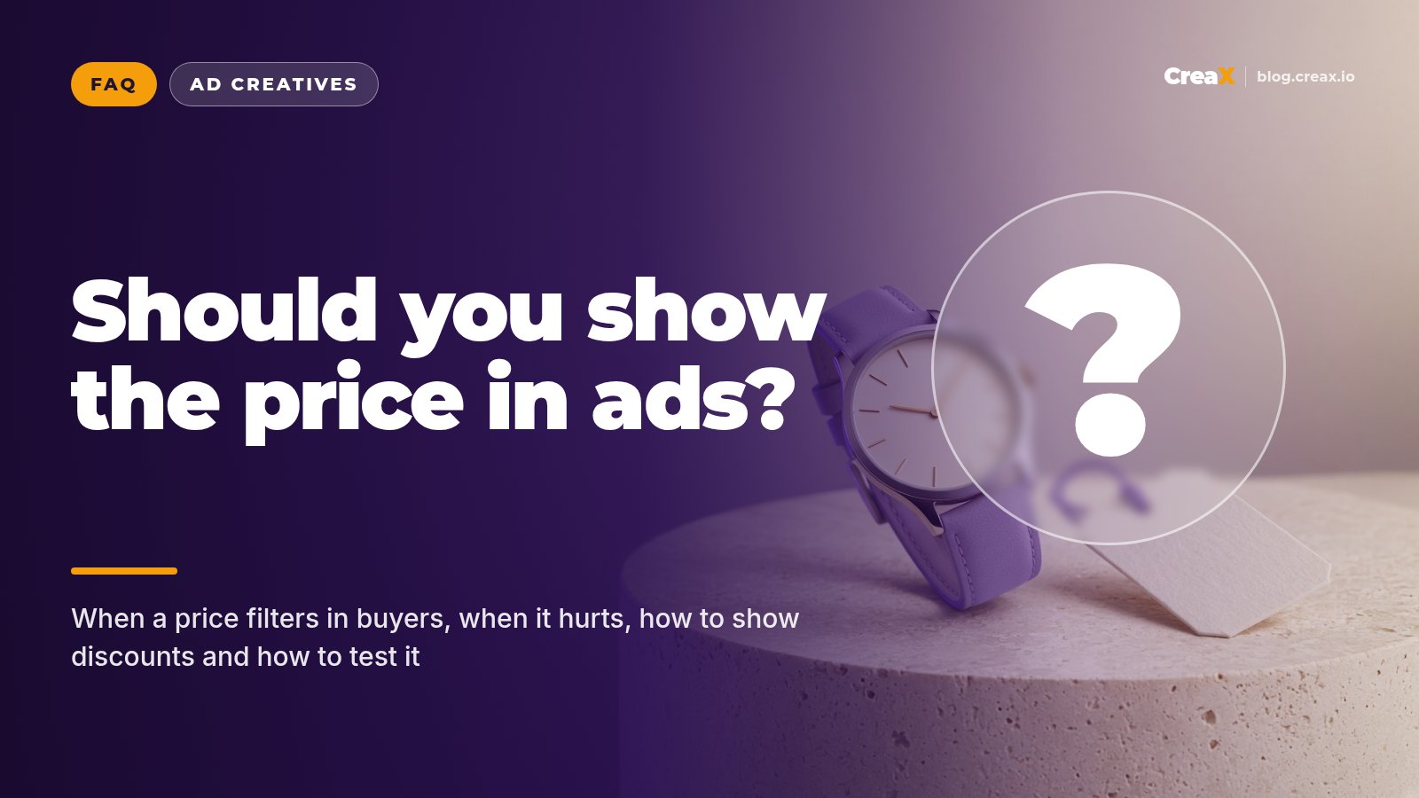 Should You Show the Price in Your Ads?